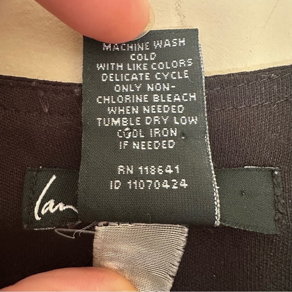 Lane Bryant Floral Maxi Dress Women 14/16 Vneck Empire Waist Flutter Sleeve Blac - Picture 9 of 9